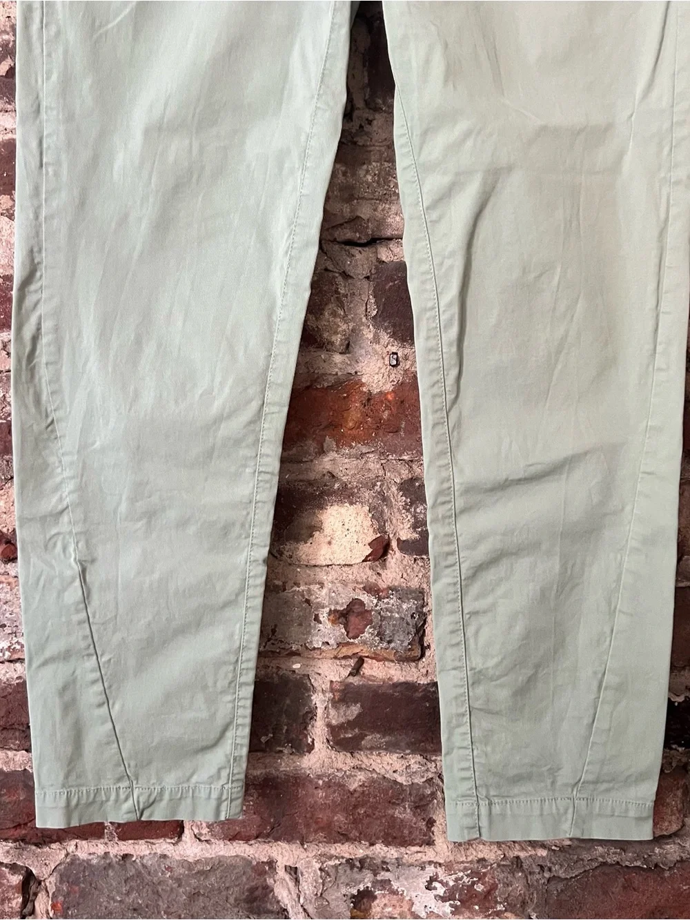 Anthropologie scout slim pleated pants Sage Green - Picture 2 of 10